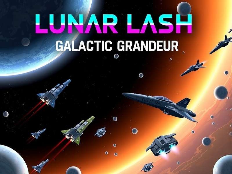 Lunar Lash Galactic Grandeur gameplay screenshot showing space combat